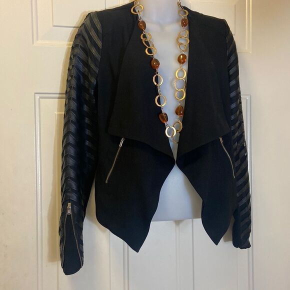VINTAGE VO JEANS DESIGNED IN LOS ANGELES WOMEN BLOUSE & JACKET SIZE M - Picture 1 of 14